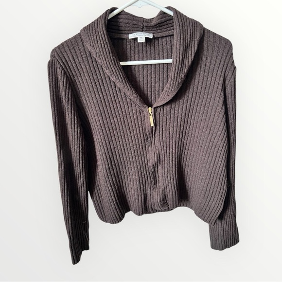 St. John Sport by Marie Gray Sweaters - St. John Sport M Women’s Ribbed Black Sweater